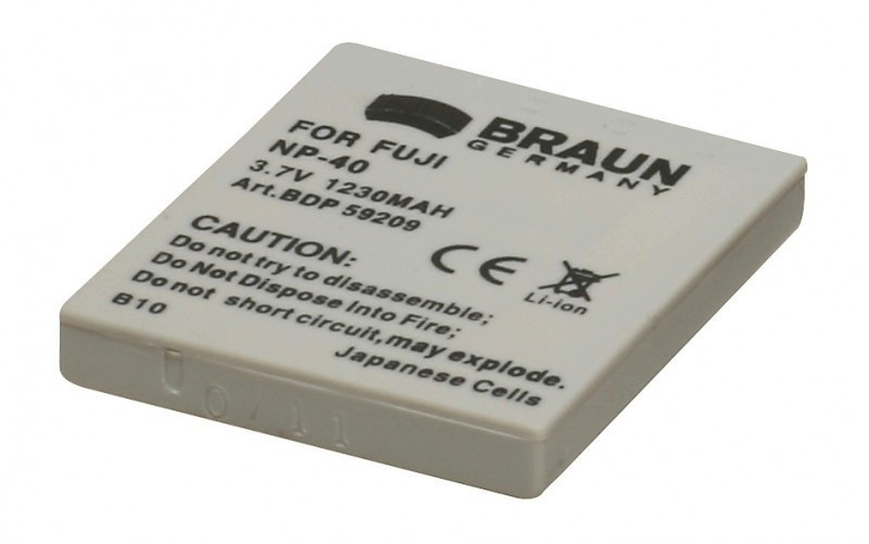 Braun Photo Technik BDP-FNP 40 Литий-ионная 710мА·ч 3.7В аккумуляторная батарея