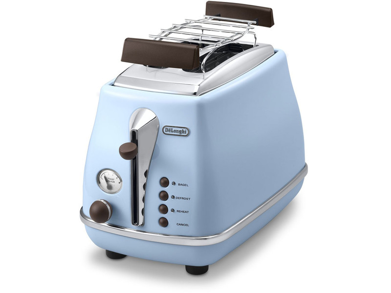 DeLonghi CTOV 2103.AZ 2slice(s) 900W Blue toaster