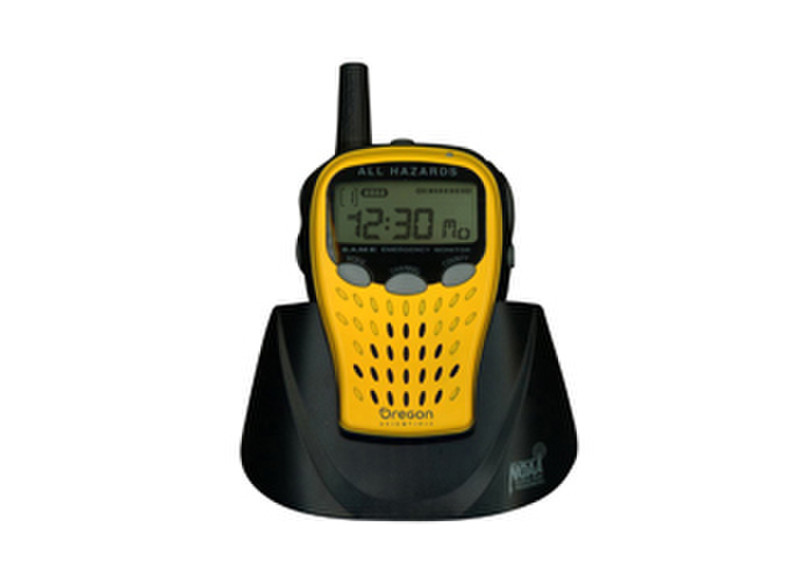 Oregon Scientific WR601N Портативный Цифровой Черный, Желтый радиоприемник