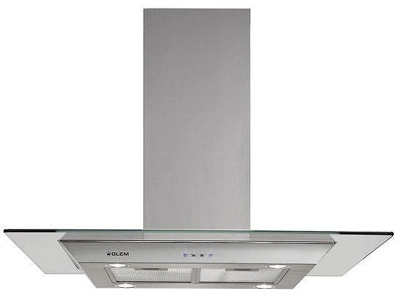 Glem GHQ91IX Wall-mounted 1000m³/h Stainless steel cooker hood