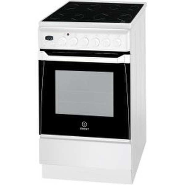 Indesit KN3C65A(W) Freestanding Gas hob A White cooker