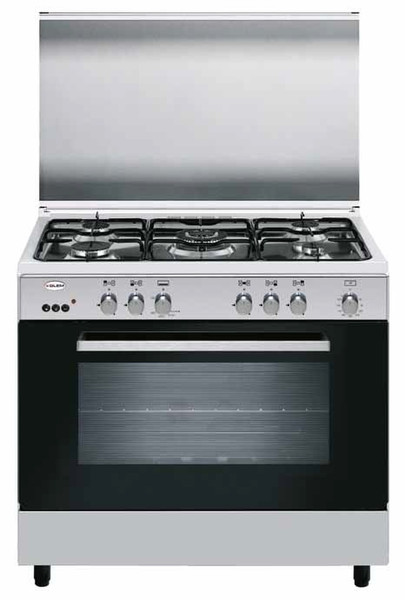 Glem GA96MIX Freestanding Gas hob Stainless steel cooker