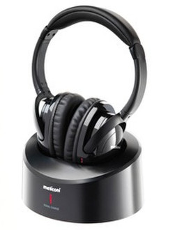 Meliconi HP500 Ohraufliegend Kopfband Schwarz