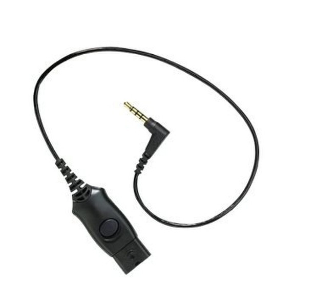 Plantronics 88729-01 3.5mm 6 pin-DIN Schwarz Audio-Kabel