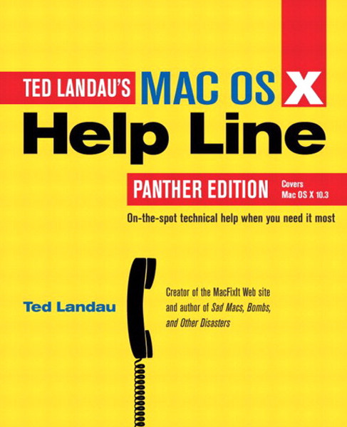 Peachpit Mac OS X Help Line, Panther Edition 1184pages software manual