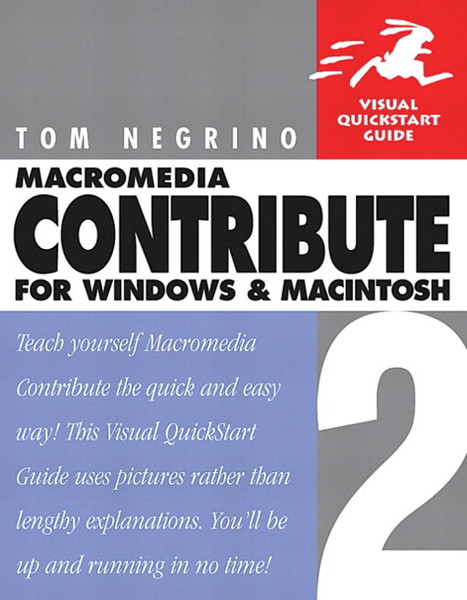 Peachpit Macromedia Contribute 2 for Windows and Macintosh: Visual QuickStart Guide 264Seiten Software-Handbuch