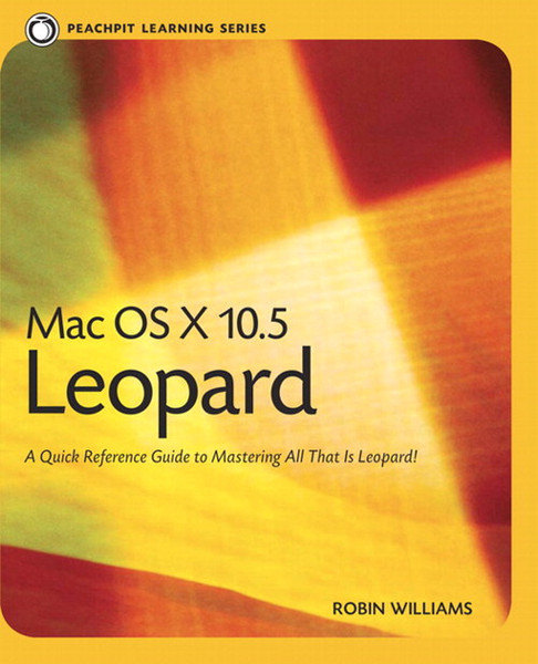 Peachpit Mac OS X 10.5 Leopard 480pages software manual