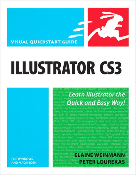 Peachpit Illustrator CS3 for Windows and Macintosh: Visual QuickStart Guide 480страниц руководство пользователя для ПО