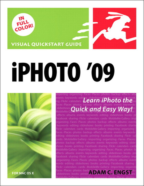 Peachpit iPhoto 09 for Mac OS X: Visual QuickStart Guide 240страниц руководство пользователя для ПО