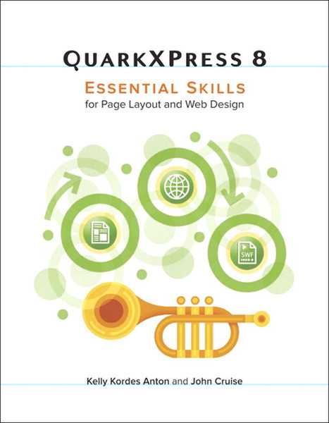 Peachpit QuarkXPress 8: Essential Skills for Page Layout and Web Design 288pages software manual