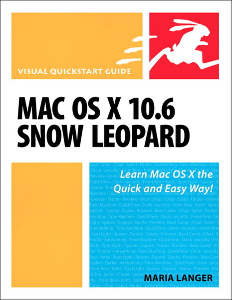 Peachpit Mac OS X 10.6 Snow Leopard: Visual QuickStart Guide 648страниц руководство пользователя для ПО