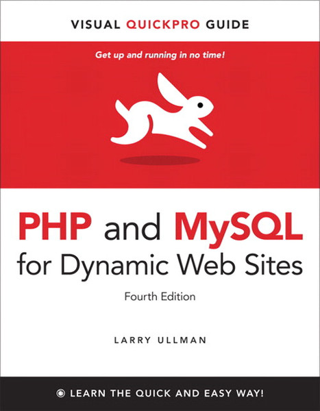 Peachpit PHP and MySQL for Dynamic Web Sites: Visual QuickPro Guide, 4th Edition 696pages software manual