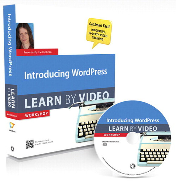 Peachpit Introducing WordPress: Learn by Video 48Seiten Software-Handbuch