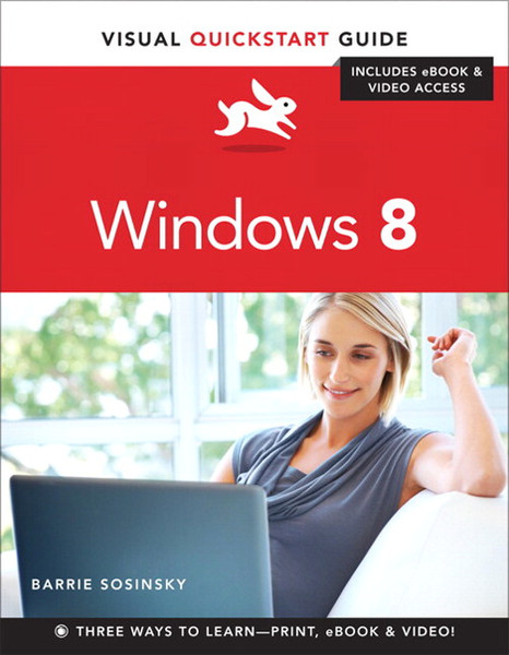 Peachpit Windows 8: Visual QuickStart Guide 368страниц руководство пользователя для ПО