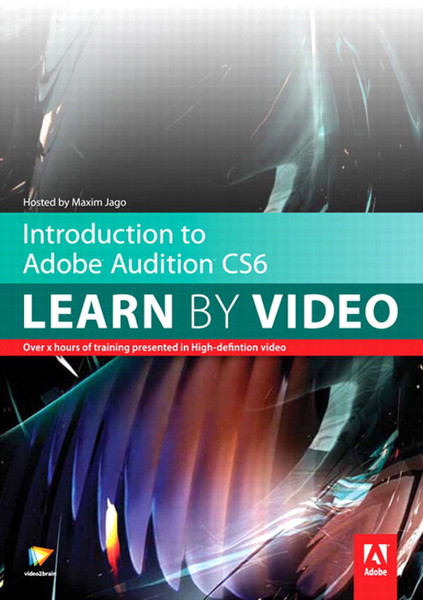 Peachpit Introduction to Adobe Audition CS6: Learn by Video 2pages software manual