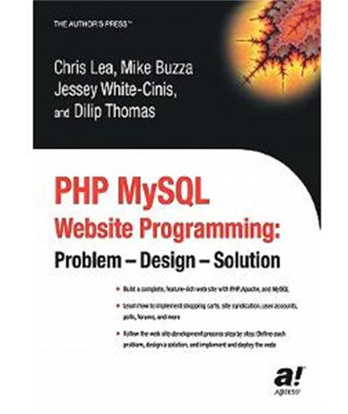 Apress PHP MySQL Website Programming Problem - Design - Solution