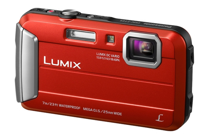 Panasonic LUMIX DMC-FT25 16.1MP 1/2.33Zoll CCD 4608 x 3456Pixel Rot
