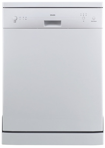 Glem GDF324WH freestanding 12places settings A dishwasher