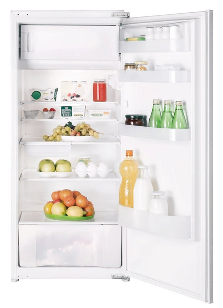 Glem GRI200A freestanding 200L A+ White combi-fridge