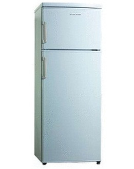 Glem GRF230ASI freestanding 166L 46L A+ Silver fridge-freezer