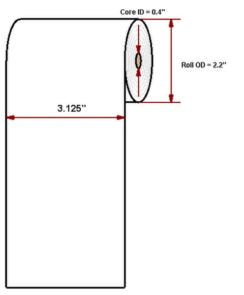 Datamax O'Neil Premium 3.125" X 120'