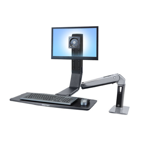 Ergotron WorkFit -A Single LD 24" Черный