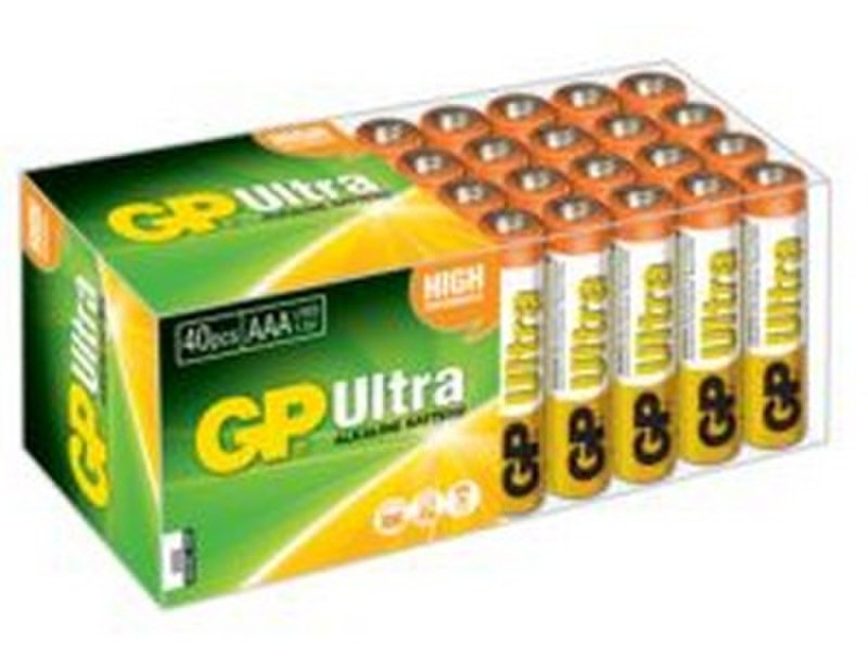 GP Batteries Ultra Alkaline 40x AAA Щелочной 1.5В