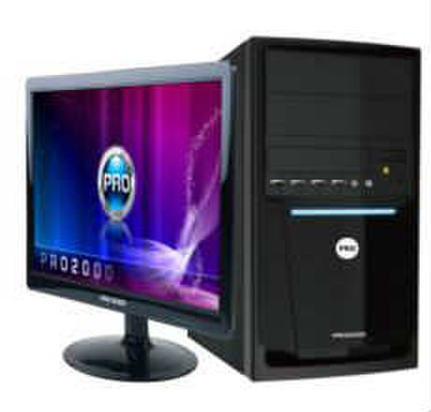 Pro2000 PROB3000LED19 3GHz 250 Micro Tower Black PC PC