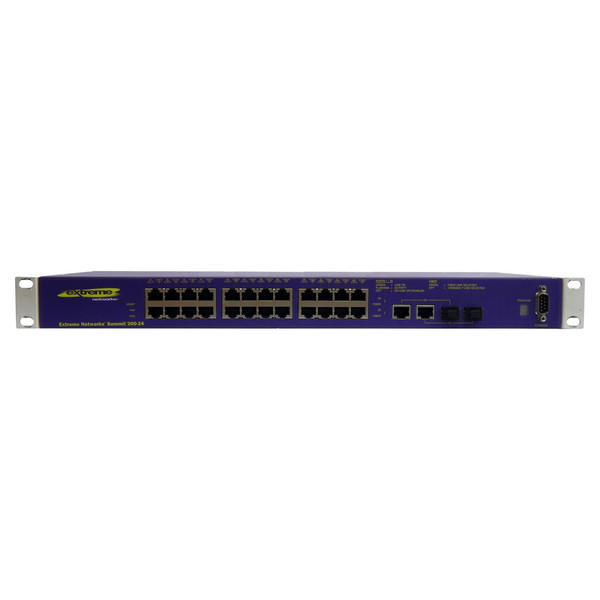 Extreme networks Summit 200-24 Управляемый L3 Fast Ethernet (10/100) Синий