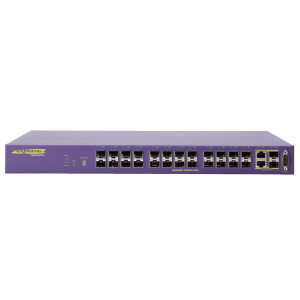 Extreme networks Summit X250e-24x Управляемый L3 Gigabit Ethernet (10/100/1000) 1U Фиолетовый