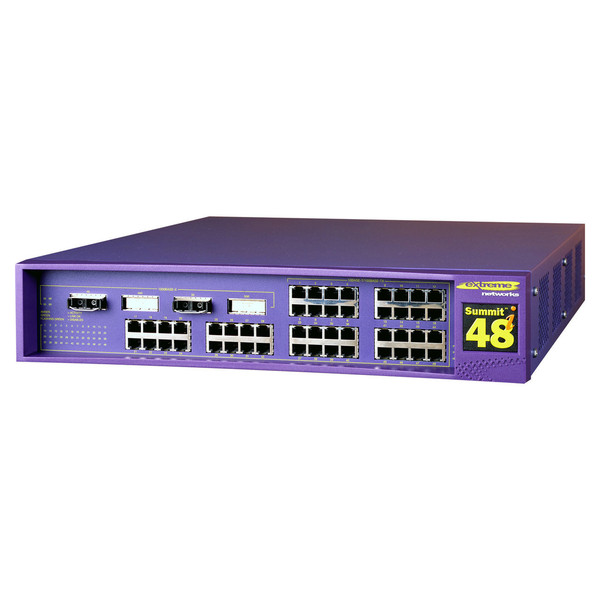 Extreme networks Summit 48i Managed L3 Fast Ethernet (10/100) 2U Violet