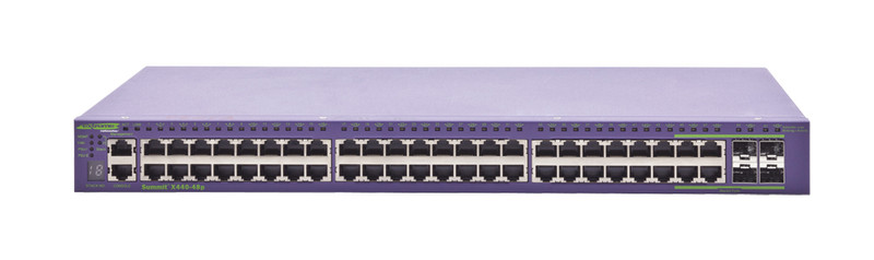 Extreme networks Summit X440-48p gemanaged L2/L3 Gigabit Ethernet (10/100/1000) Energie Über Ethernet (PoE) Unterstützung 1U Violett