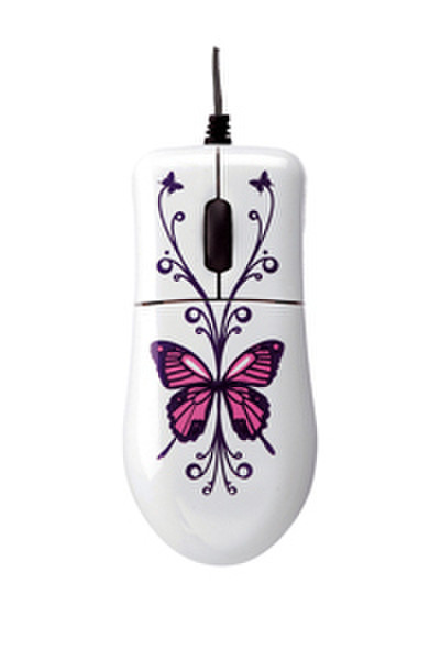 Pat Says Now Travel Butterfly USB Optisch 800DPI Maus