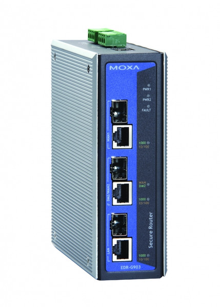 Moxa EDR-G903-T Подключение Ethernet проводной маршрутизатор
