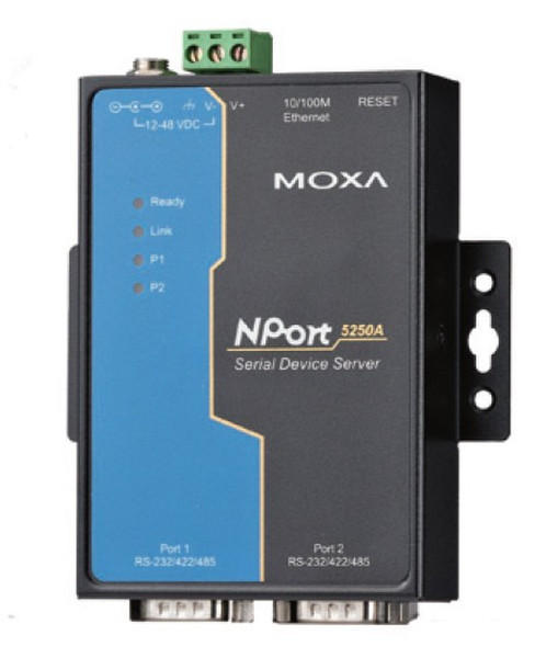 Moxa 5250A-T RS-232/422/485 serial server