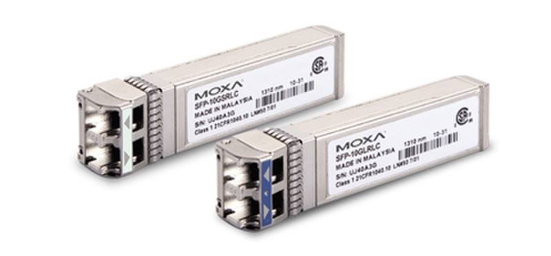 Moxa SFP-10GSRLC SFP+ 10000Mbit/s 850nm Multi-Modus Netzwerk-Transceiver-Modul