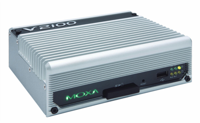 Moxa V2101 1.1GHz Z510PT Black,Grey Embedded PC