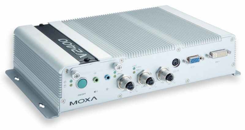 Moxa V2406-T-LX 1.6GHz N270 Aluminium,Black PC