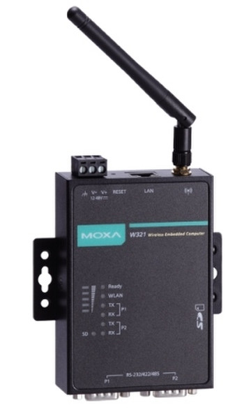 Moxa W321-LX 0.192ГГц Черный, Зеленый ПК/рабочая станция