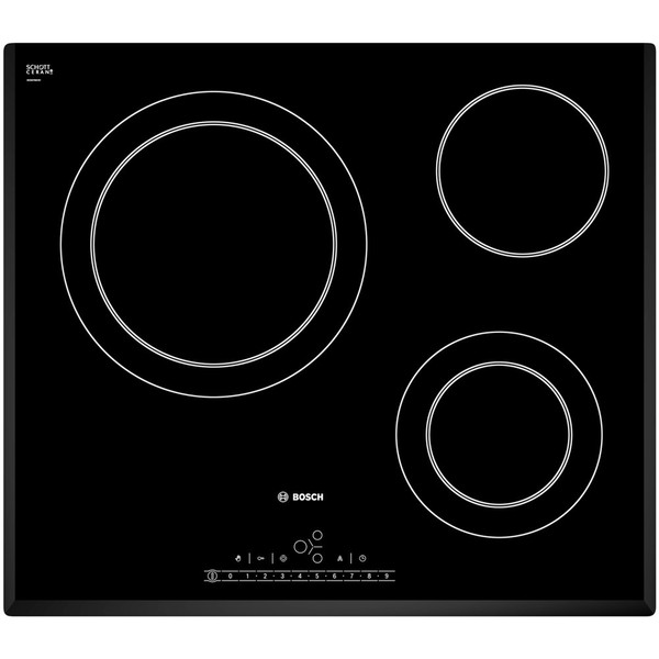 Bosch PKK651F17E Встроенный Electric hob Черный плита