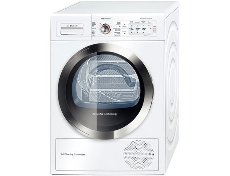 Bosch WTY86701EE freestanding Front-load 8kg A++ White tumble dryer