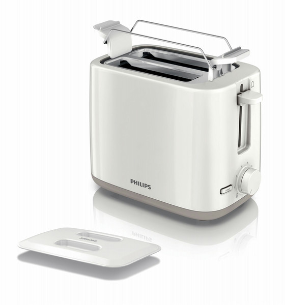 Philips Daily Collection HD2596/09 2slice(s) 800W White toaster