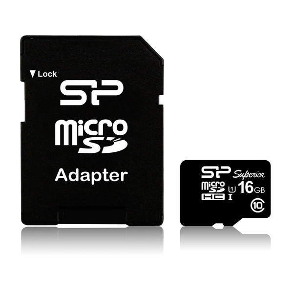 Silicon Power 16GB microSDHC Class 10 UHS-1 16ГБ MicroSDHC Class 10 карта памяти