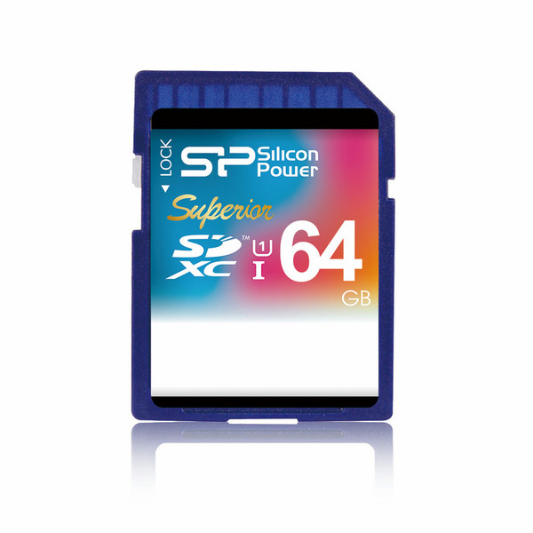 Silicon Power SP064GBSDXCU1V10 64ГБ SDXC UHS Class 10 карта памяти