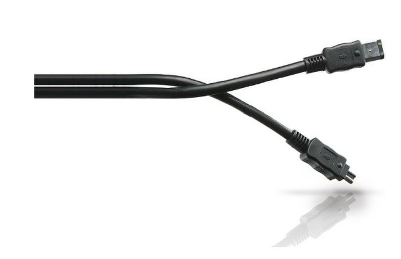 Conceptronic Firewire Cable 4 to 6 pins 1.8м Черный FireWire кабель