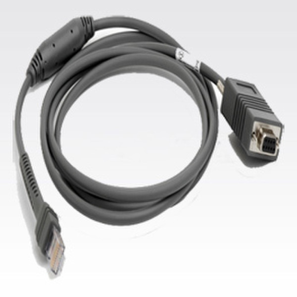 Zebra RS232 Cable 2.1m Grey signal cable