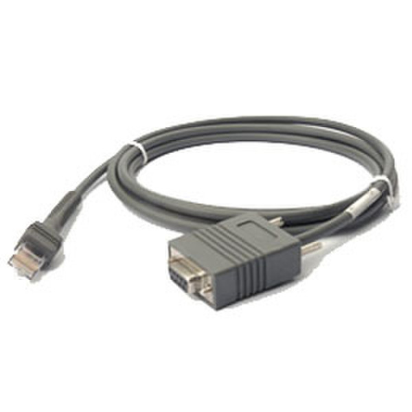 Zebra RS232 Cable STD-DB9F 2.1м Серый сигнальный кабель