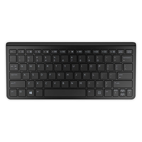 HP Slim Bluetooth Keyboard Bluetooth Черный клавиатура для мобильного устройства