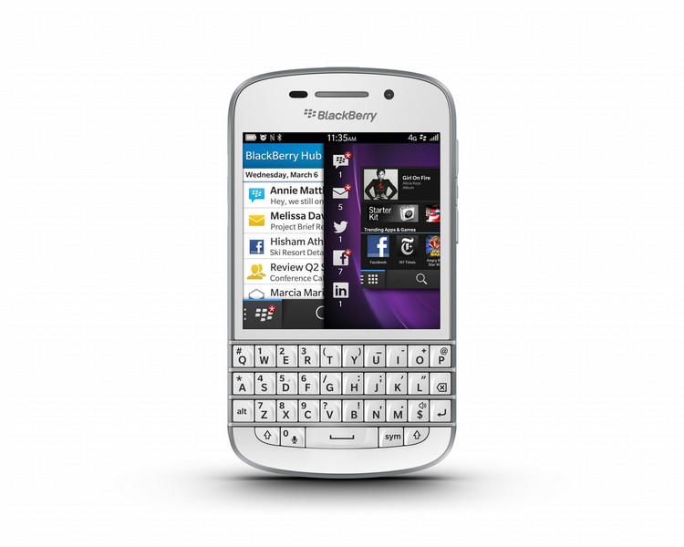 BlackBerry Q10 4G 16GB White