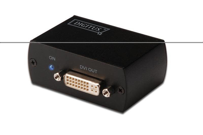 Digitus DS-54901 AV repeater Black AV extender